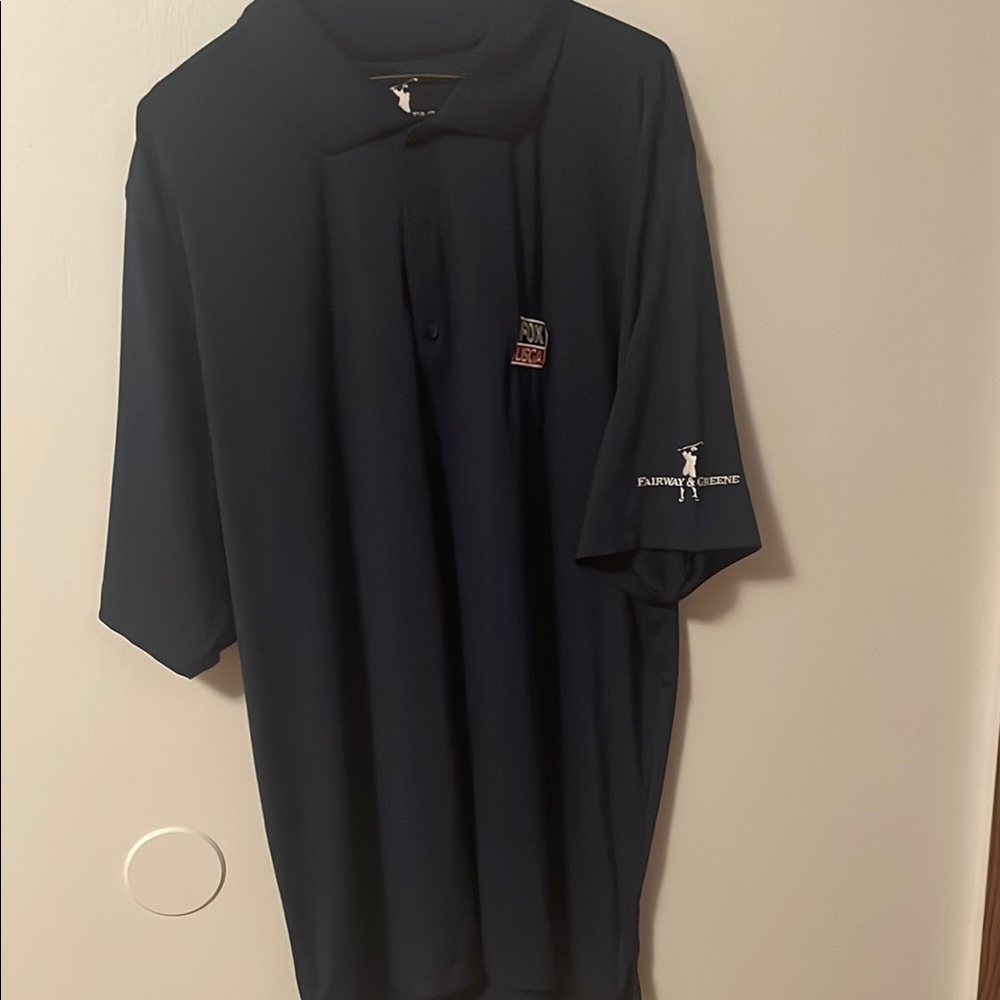 Fairway & Greene Black Polo Shirt Casual Essential